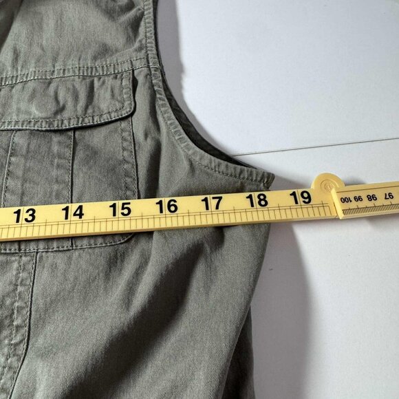 American Rag Utility Vest – Olive Green, Sleeveless, Size M - Picture 8 of 9